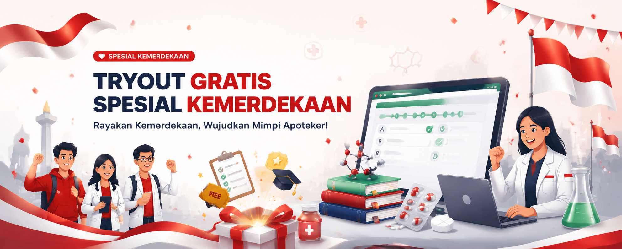 Tryout Gratis Spesial Kemerdekaan Indonesia